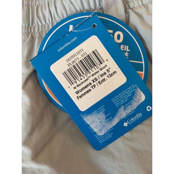 Columbia Women's Cirrus Gray Backcast II Water Shorts Size XS - Picture 7 of 7